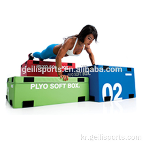 점프를 위한 체육관 연약한 Plyo 상자 Plyometrics 상자
